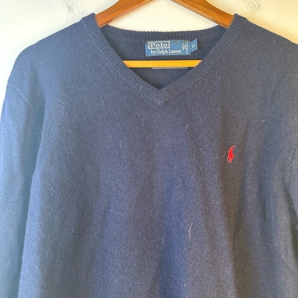 Polo Ralph Lauren V Neck Seeater - Picture 4 of 4